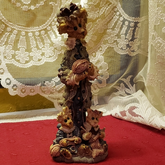 Vtg 98 Boyd's Bear Purrcilla Pussenboots Knitting - Picture 2 of 8